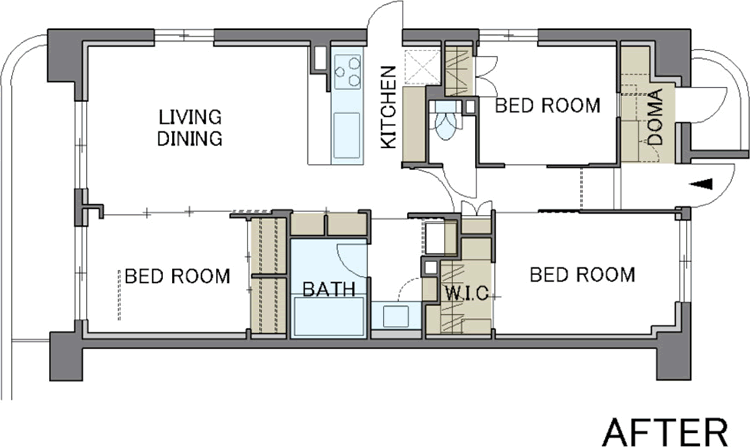 間取り図：AFTER