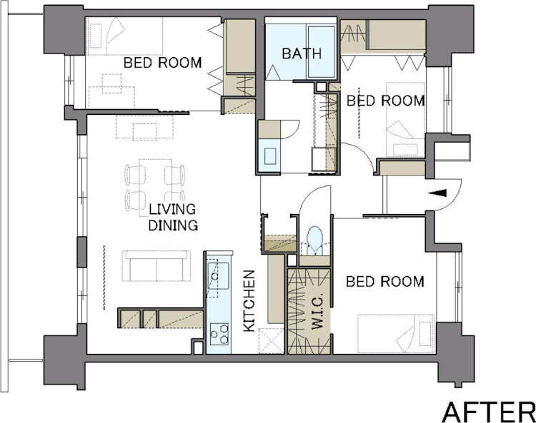 間取り図:AFTER